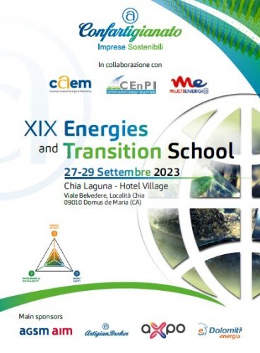 XIX ENERGIES AND TRANSITION SCHOOL CONFARTIGIANATO