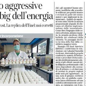 ANTITRUST: MULTE PER 14 MLN AI BIG DELL'ENERGIA PER FATTURAZIONE CONSUMI