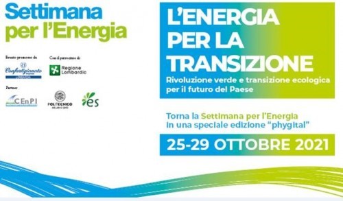 SETTIMANA PER L'ENERGIA 2021